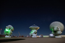 Alma Radio Observatory In The Desert Of Atacama, Chile