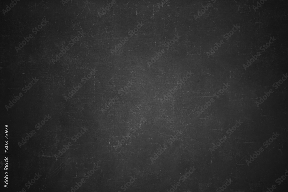 dark texture chalk board and grunge black board background - obrazy, fototapety, plakaty 