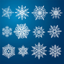 Vector Snowflakes Collection For Christmas Design