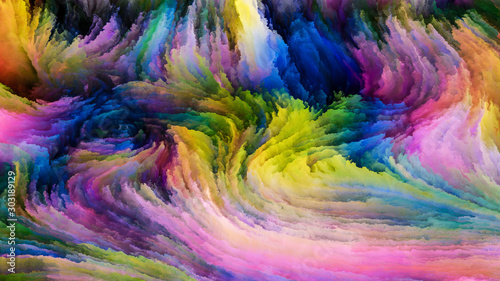 Accidental Colorful Paint