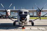 Fototapeta  - A modern military transport aircraft
