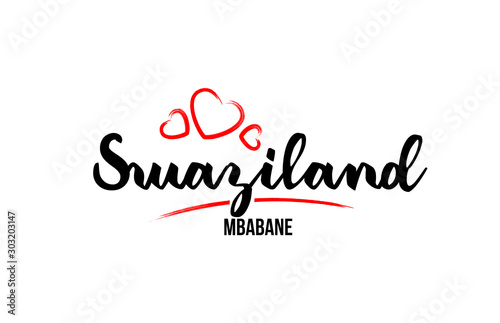 pix Swaziland Capital stock vector adobe stock