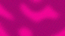 Magenta Pink Retro Pop Art Background With Halftone Dots Design