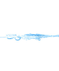 Aufkleber - Water splash and drop on white background