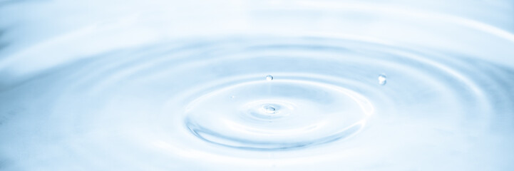  Water drop splash with ripples