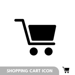 Shopping Cart Icon, flat design best vector icon