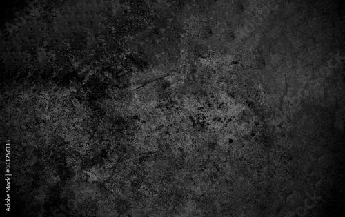 Old wall texture cement dark black gray  background abstract grey color desig...