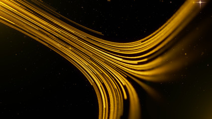 Poster - lines structure geometric shapes and particle. creative design element abstract background.