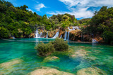 Amazing Krka National Park with majestic waterfalls, Sibenik, Dalmatia, Croatia