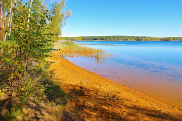 Wall Mural - Senftenberger See Strand im Lausitzer Seenland - Senftenberg Lake beach, Lusatian Lake District