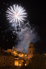 fuegos artificiales Caravaca de la cruz