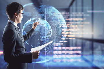 Poster - Global big data concept