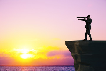 Aufkleber - Leadership and success concept