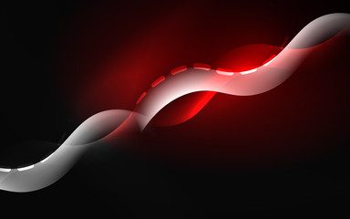 Fototapete - Neon abstract background. Background decoration. Trendy graphic design.