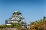 Fototapeta  - Osaka castle, most visited place in Osaka, Japan