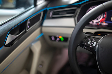 Electric car dashboard