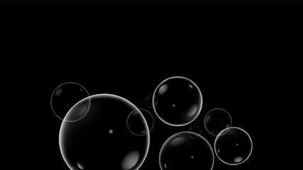 Poster - Balloon, foam, bubble background. Use for modern design, cover, template, decorated, brochure, flyer