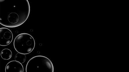 Poster - Balloon, foam, bubble background. Use for modern design, cover, template, decorated, brochure, flyer