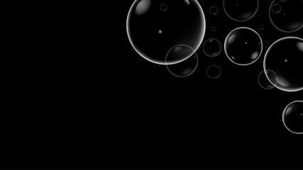 Poster - Balloon, foam, bubble background. Use for modern design, cover, template, decorated, brochure, flyer