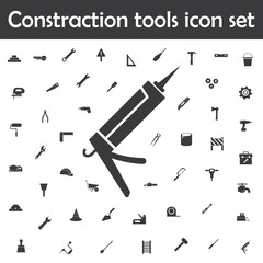 Poster - Glue gun icon. Constraction tools icons universal set for web and mobile