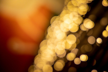 Wall Mural - bokeh Christmas balls and Christmas tree