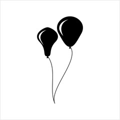 Sticker - Air Balloon Icon Design