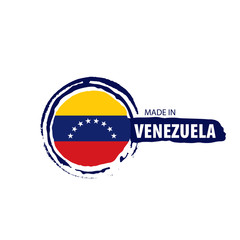 Venezuela flag, vector illustration on a white background