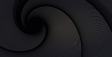 Abstract Background Wired Spiral Dark Black