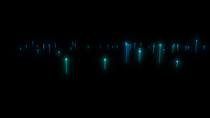 Fototapete - abstract background with lots of light spots