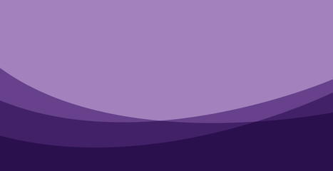 Wall Mural - simple purple background . flat purple gradation . wavy background