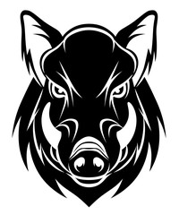 Wall Mural - Boar head