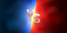 Versus Background. Blue Against Red. Red Vs Blue. Fight Background.