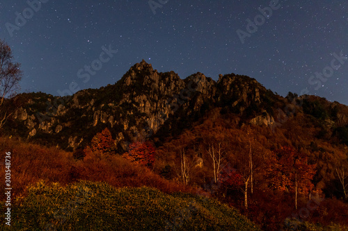 月光に照らされた紅葉の瑞牆山星空 Buy This Stock Photo And Explore Similar Images At Adobe Stock Adobe Stock