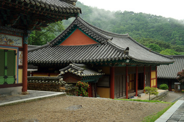 Wall Mural - Jeungsimsa Buddhist Temple of South Korea