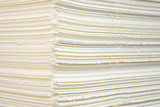 Fototapeta  - stop the pulp cellulose sheets are prefabricated for making paper