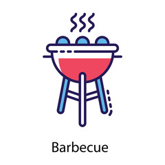 Poster - barbeque grill