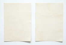 Note Paper On White Background