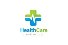 Creative Health Care Concept Logo Design Template