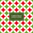 Christmas seamless colorful mosaic pattern. Bright xmas retro background. Endless creative cloth texture.