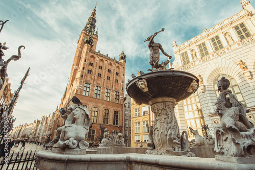 Dekoracja na wymiar  architektura-gdansk-stare-miasto-w-europie