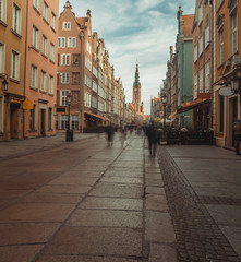 Wall Mural - architecture gdansk, old city in europe