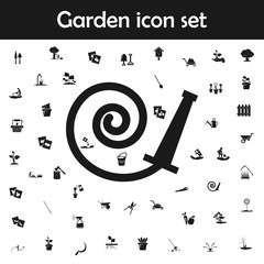 Poster - Garden hose icon. Garden icons universal set for web and mobile