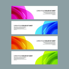 Vector Abstract design banner web template