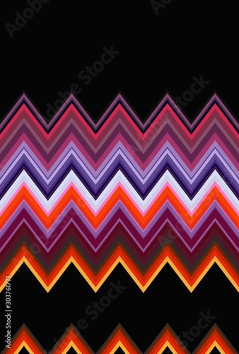 zigzag pattern dark night geometric. texture seamless.