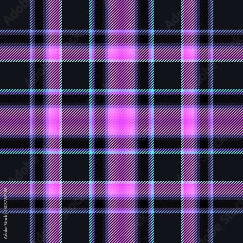 Tartan plaid and scotland design fabric, line.