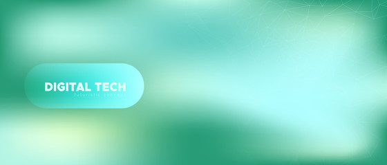 Wall Mural - light technology wallpaper. data motion. teal