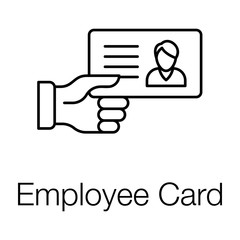 Sticker - Employee Card 