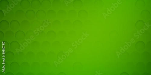 Abstract background with circles in green colors