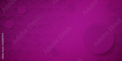 Abstract background with circles in purple colors