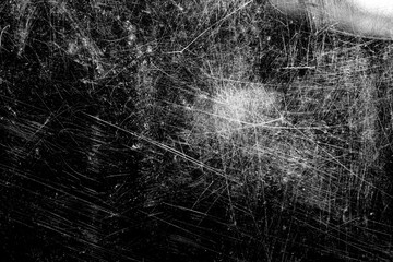 Poster - scratches isolated on a black background. template for design